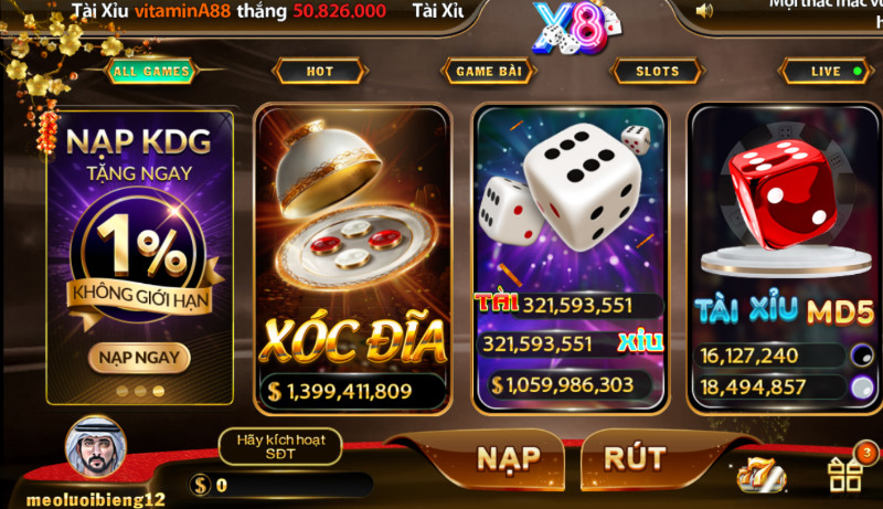 Giới Thiệu về X8 3 Đa Dạng Sản Phẩm Cược