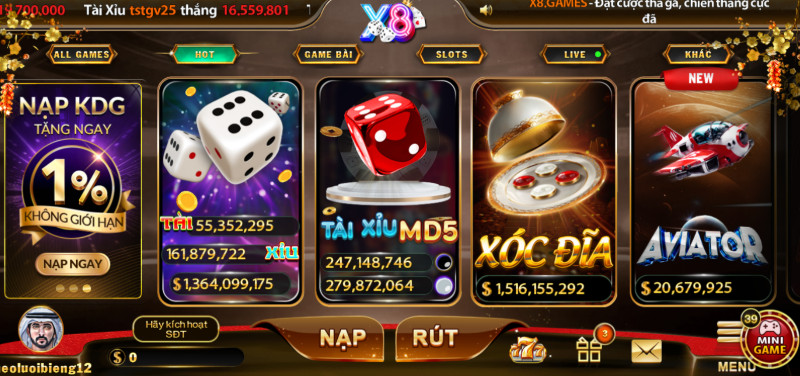 Kho Game X8 CLUB Đa Dạng, Chất Lượng Cao