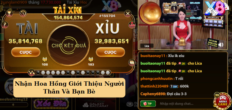 Khuyến Mãi X8 3 Nhận Hoa Hồng Giới Thiệu Người Thân Và Bạn Bè