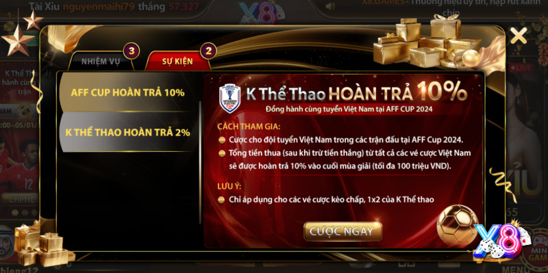 Giới Thiệu về X8 4 Nhiều Chương Trình Khuyến Mãi Hấp Dẫn