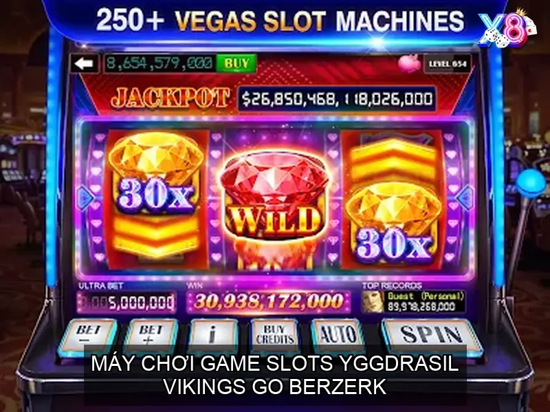 Máy Chơi Game Slots - Tổng Quan & Hướng dẫn cách chơi 4 Máy chơi game slots Yggdrasil Vikings Go Berzerk